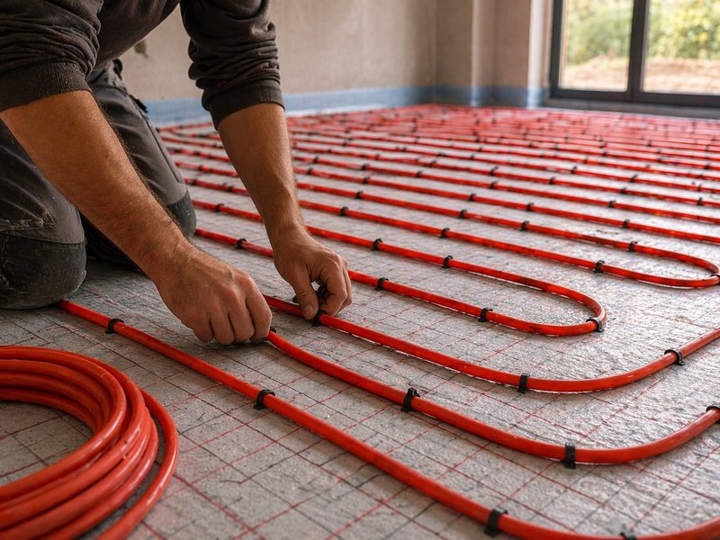 Vloerverwarming in bestaande woning